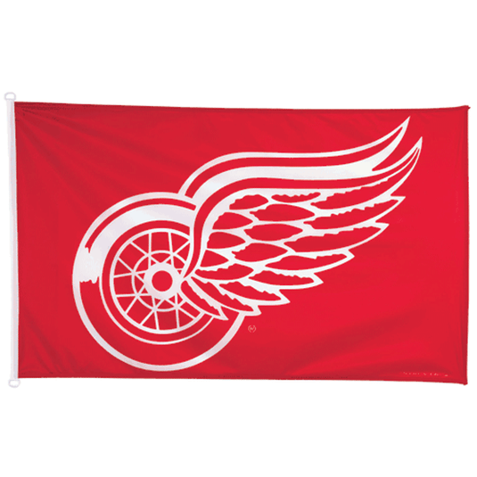 DETROIT RED WINGS FLAG - DELUXE 3' X 5' NHL