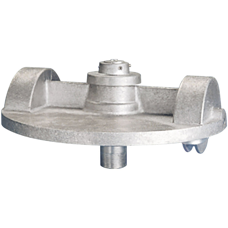 Load image into Gallery viewer, Angled side view of the large heavy-duty revolving flagpole truck, featuring a dual pulley design for smooth rope operation.
