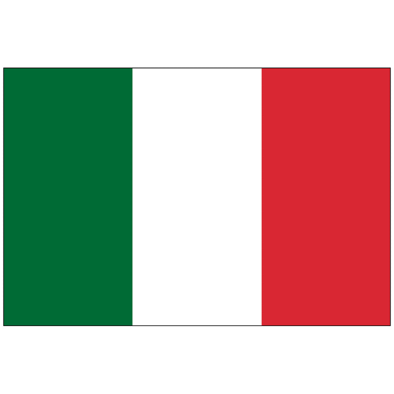 Load image into Gallery viewer, The national flag of Italy, a tricolor flag featuring vertical stripes of green, white, and red.
