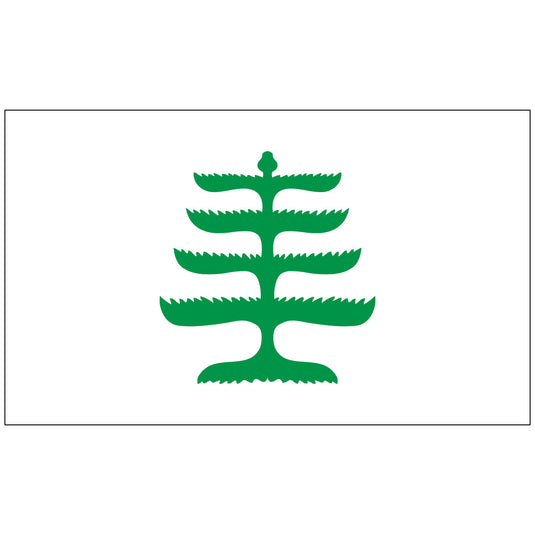 Nylon Pine Tree U.S. historical flag featuring a bold green pine tree centered on a white field, symbolizing liberty and resistance during the American Revolutionary era.