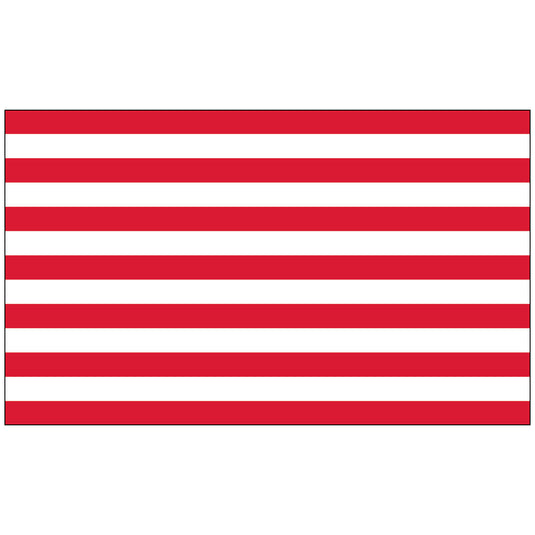 Nylon Sons of Liberty U.S. historical flag featuring nine alternating red and white horizontal stripes symbolizing unity among the original colonies during the American Revolution.