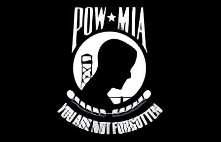 4'x6' Nylon POW-MIA Flag - Single Face