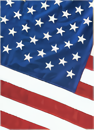 5' x 9-1/2' Poly-Max Outdoor U.S. Memorial Flag