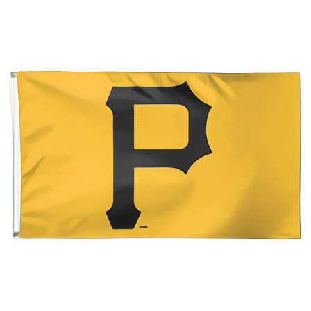 PITTSBURGH PIRATES LOGO FLAG - DELUXE 3' X 5' MLB