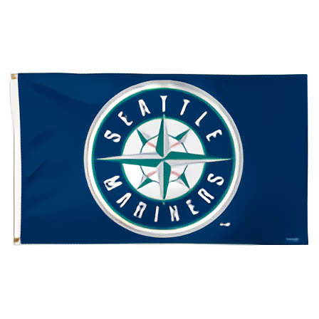 SEATTLE MARINERS FLAG - DELUXE 3' X 5'