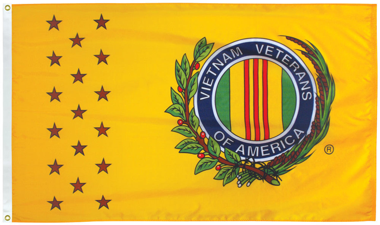 3'x5' Nylon Vietnam War Commemorative Veteran Flag
